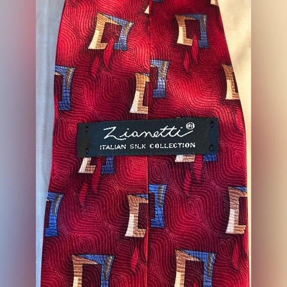 Zianetti Italian Silk Collection Men’s 100% Silk Neck Tie Career Dress Formal - Picture 2 of 5